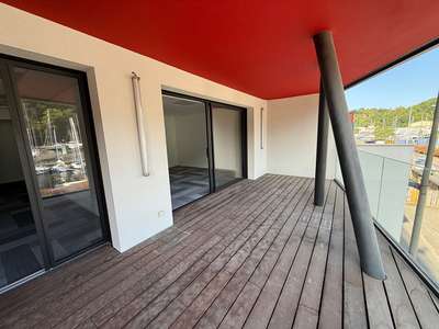 A louer bureaux de 80m² à Plérin vue port du Légué