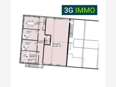 Location bureaux 104m² accès voie rapide Plouédern