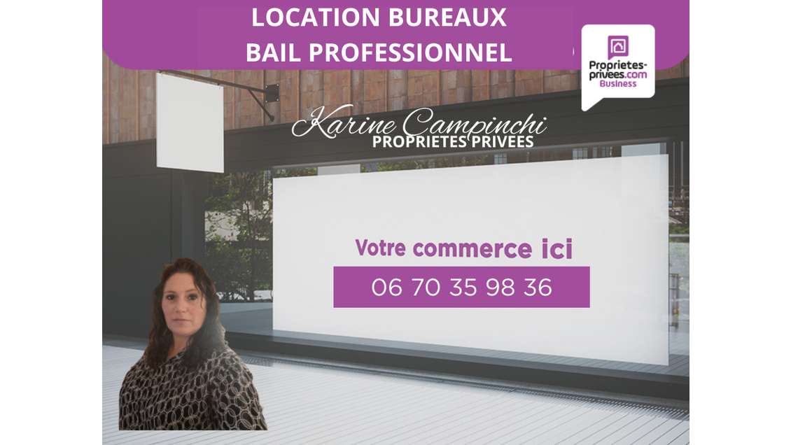 A louer bureaux 175m² empl N°1 à Pommeret RN12