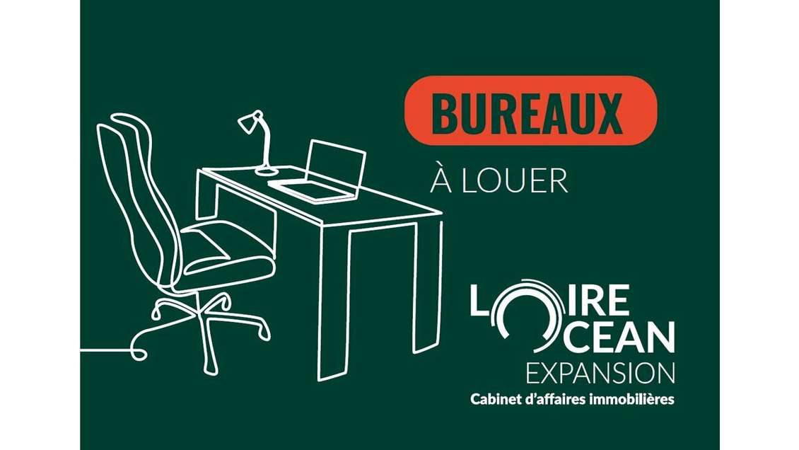 A louer plateau de bureaux 61m² à Pornic Ouest
