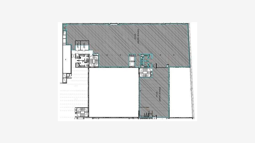 À louer bureaux de 700m² R+4 à Clichy  
