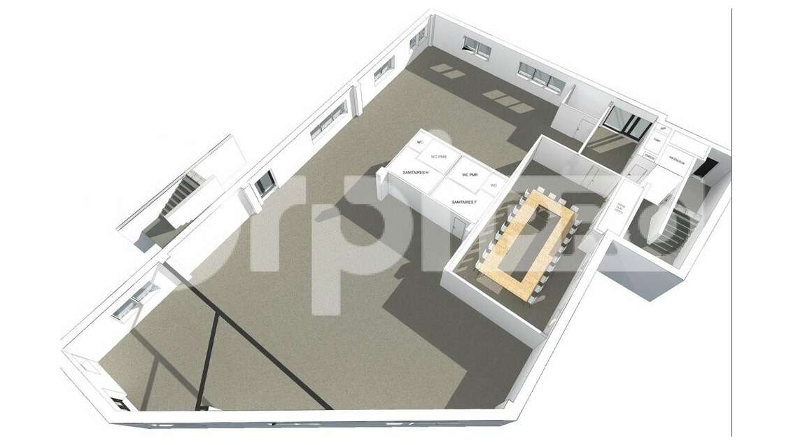 Bureaux neufs à louer 396m²  à Puilboreau