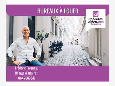 Location bureaux 180m² à Quiberon centre