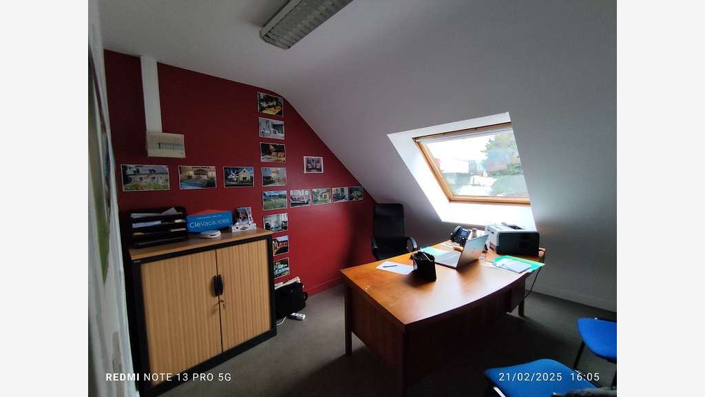 A louer bureau lumineux 60m² Quimper Creach Gwen