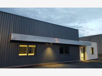 A louer bâtiment d'activités neuf 200m² à Quimper