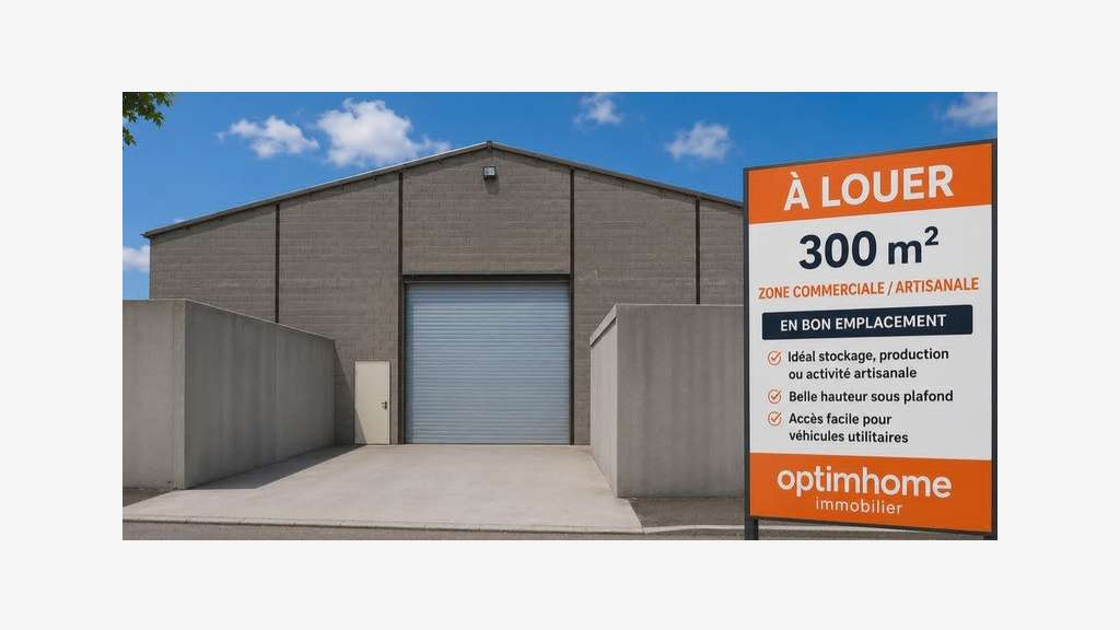 A louer bâtiment 300m² secteur Cap Nord à Redon