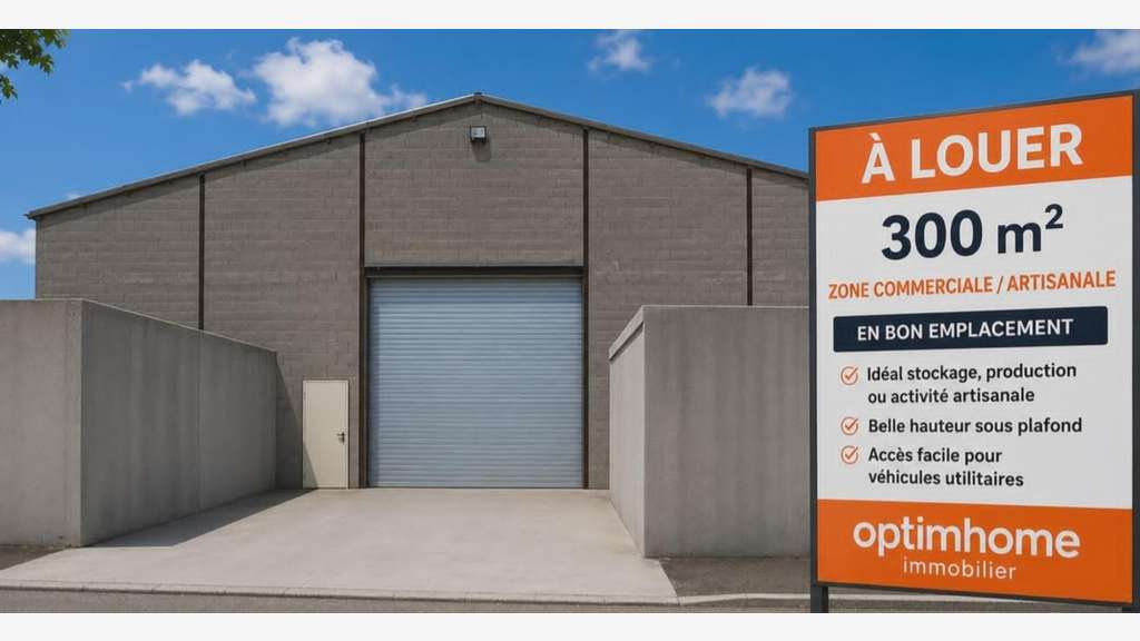 A louer bâtiment 300m² secteur Cap Nord à Redon