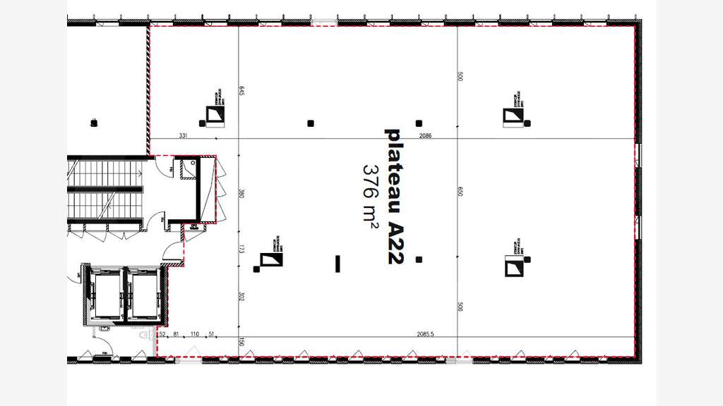 Bureaux 406m² R+2 RT2012 à louer à Rennes