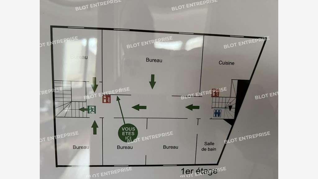 A louer bureaux 200m² à Rezé