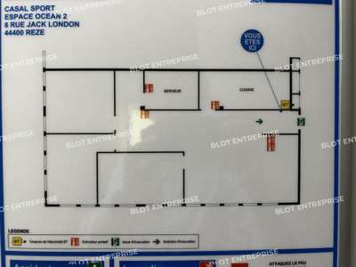 A louer bureaux 169m² à Rezé