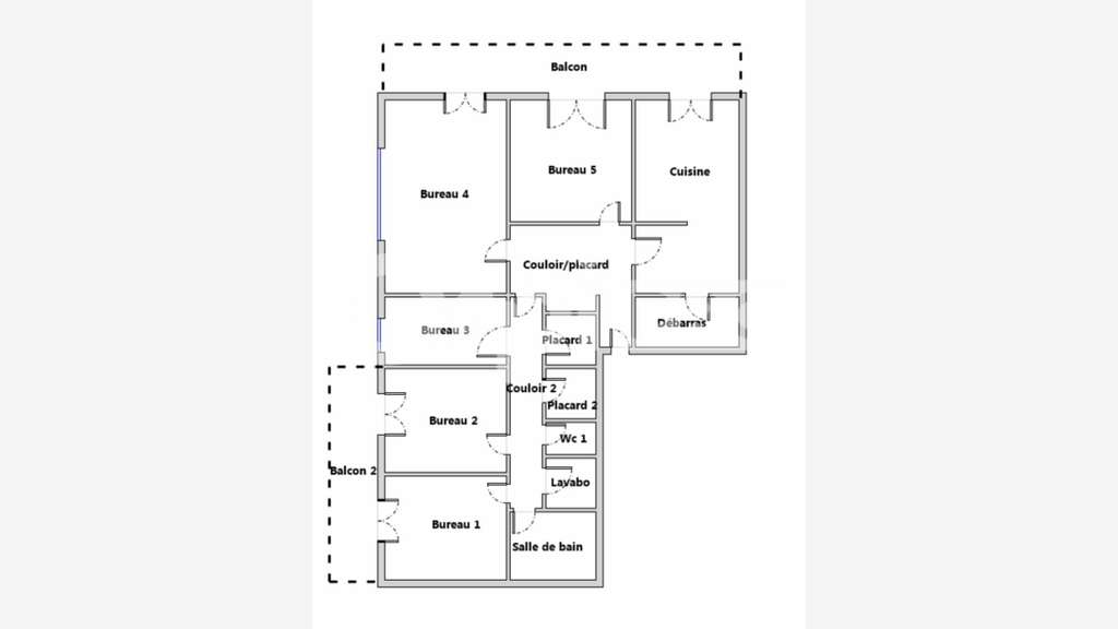 A louer bureaux 110m² ZFU à Rillieux la Pape