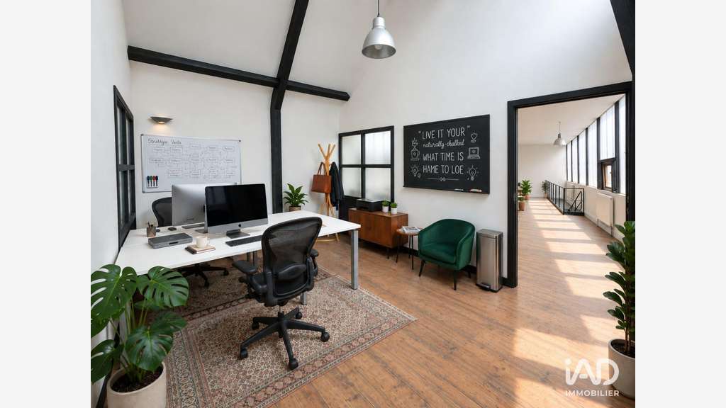 A louer bureau 225m² R+2 à Roubaix Avenue Lebas 