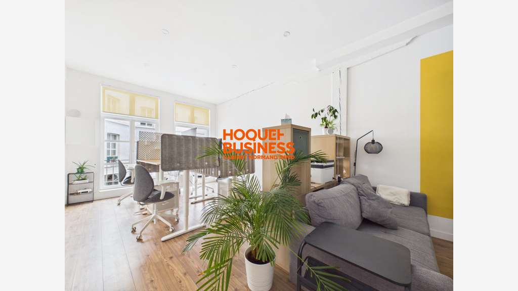 A louer bureaux meublés 75m² à Rouen centre ville