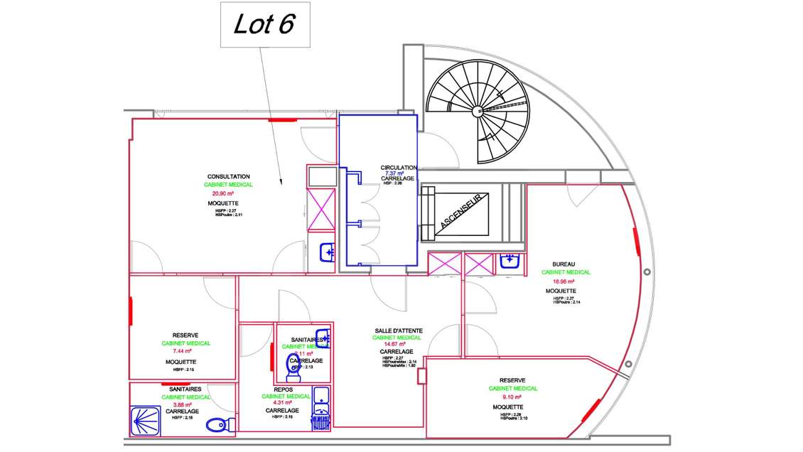 A louer bureaux 80m² R+1 à Saint-Brieuc