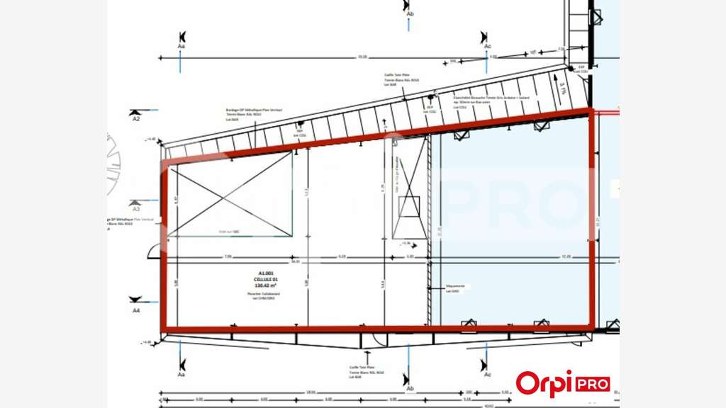 Bureaux 275m² à louer empl premium à Saint-Brieuc
