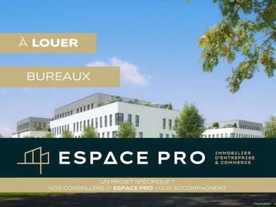 A louer parc tertiaire de 104m² au Nord de Caen