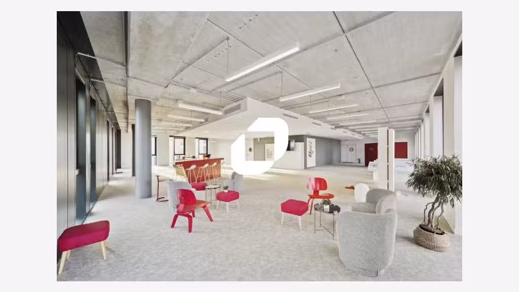 A louer Bureaux 582m² Saint denis