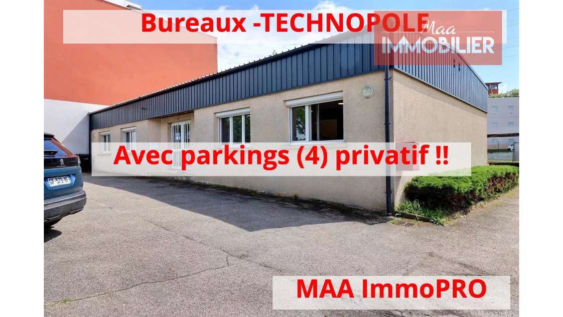 Location bureaux 81m² Technopole Saint-Étienne