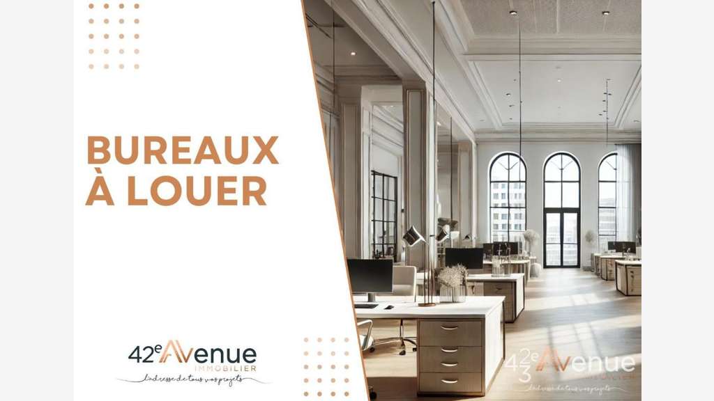 A louer bureaux 275m² à Saint-Etienne Bellevue