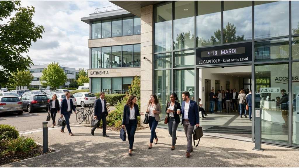 Bureau 163m² à louer à Saint Genis Laval A450