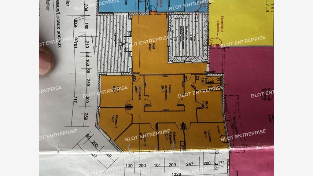 A louer bureaux 155m² ZI Saint Herblain