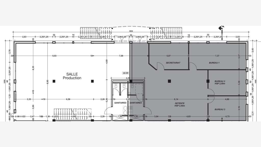 A louer bureaux 600m² à Saint Herblain 