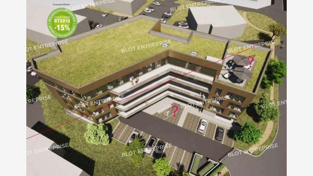 A louer immeuble bureaux 3688m² à Saint Herblain