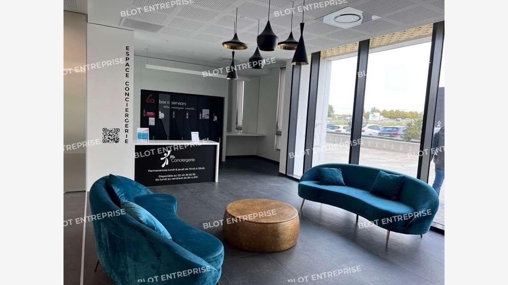 A louer bureaux 498m² haut de gamme Saint Herblain