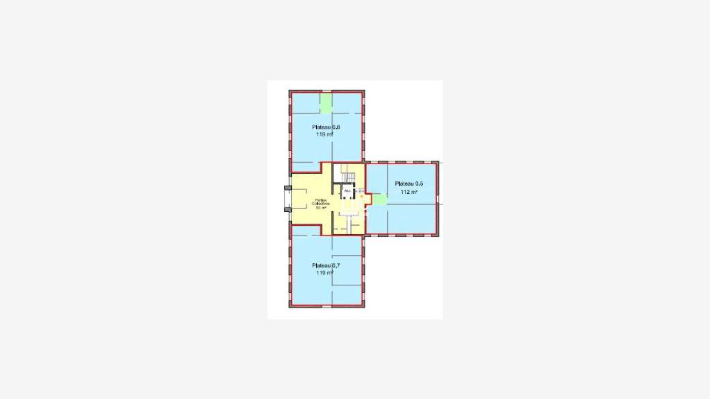 A louer bureaux 119m² Saint Herblain Atlantis