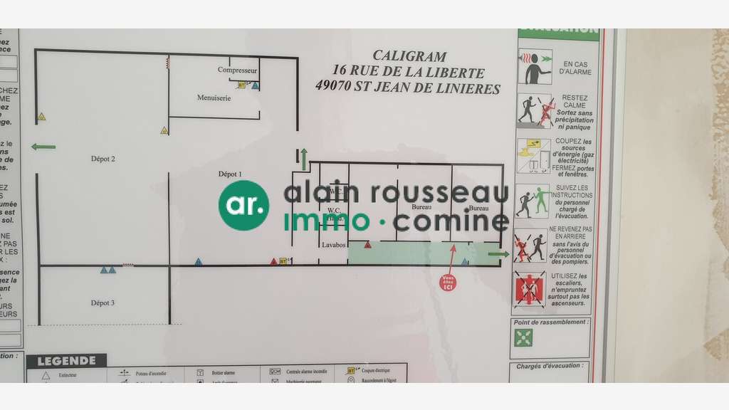 A louer bureaux 100m² à Angers Ouest Pôle Actif