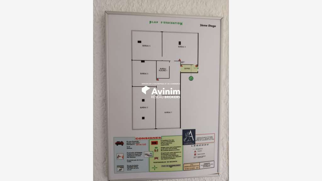 Bureaux de 147m² à louer St Laurent du Var