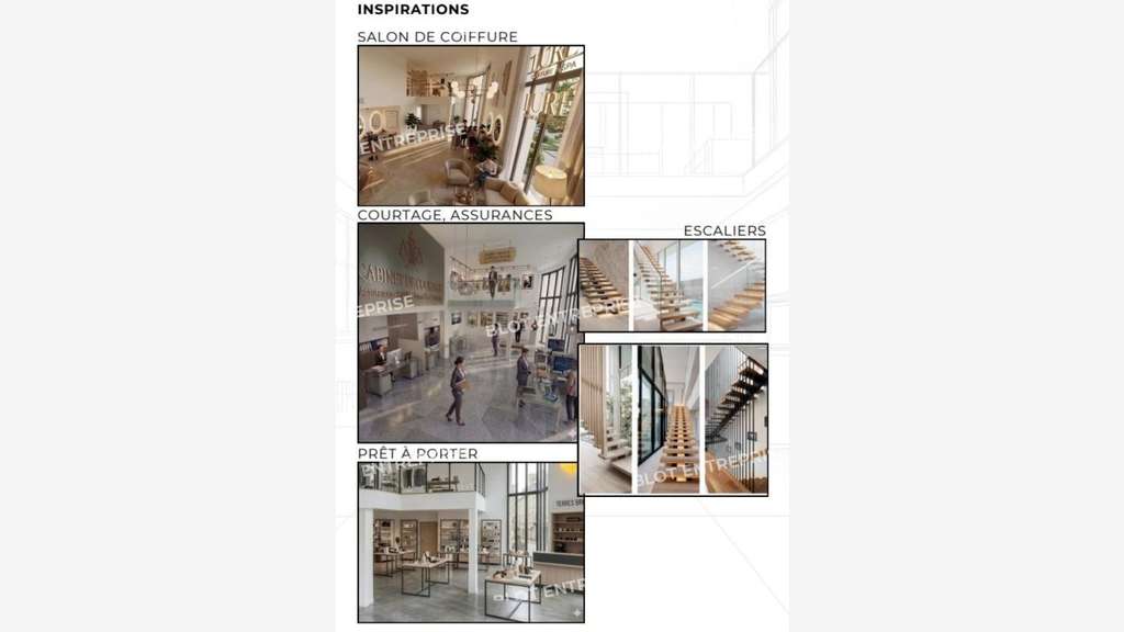 A louer cellule en duplex 136m² axe de Saint-Malo