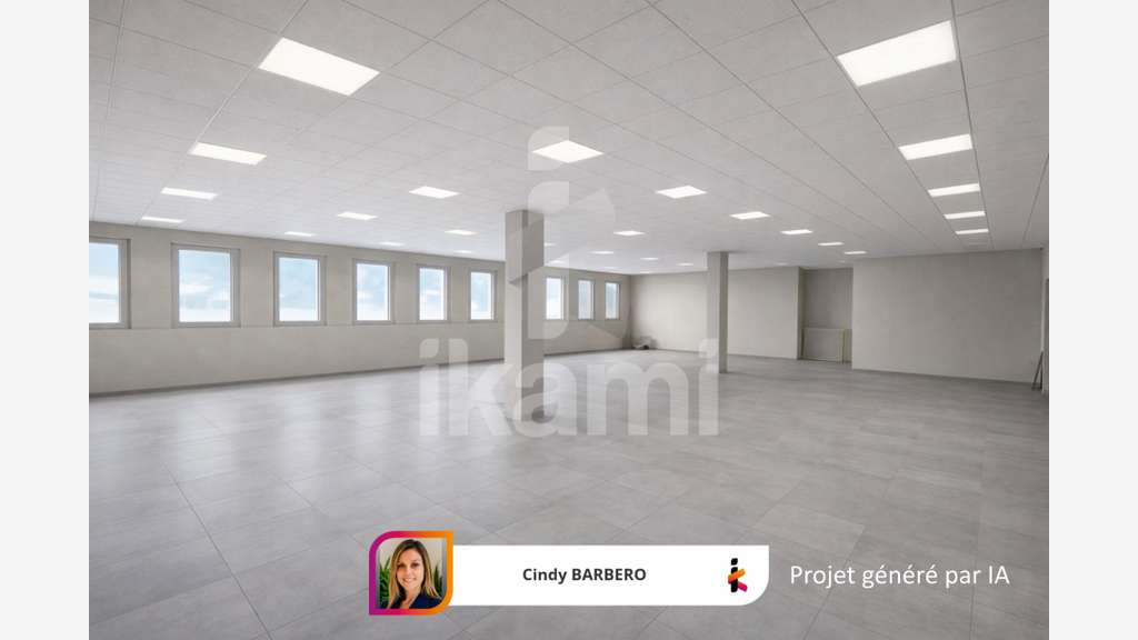 Location bureau 232,70m² en za à Saint Marcellin