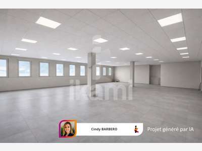 Location bureau 232,70m² en za à Saint Marcellin