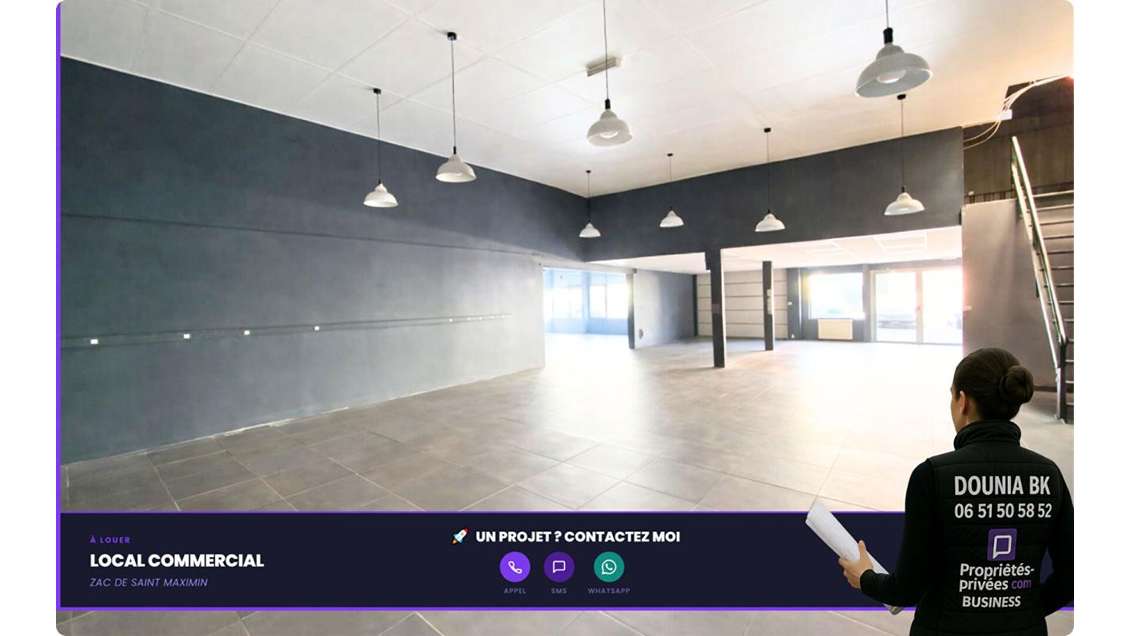 Local commercial Saint Maximin 280 m2
