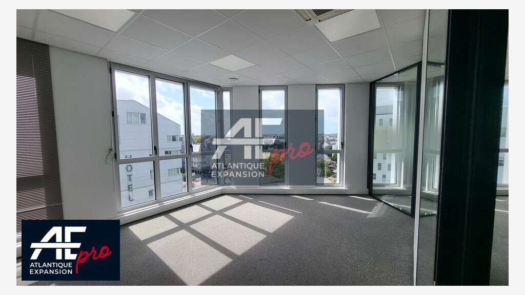 Loue bureaux 408m² entrée de ville Saint Nazaire