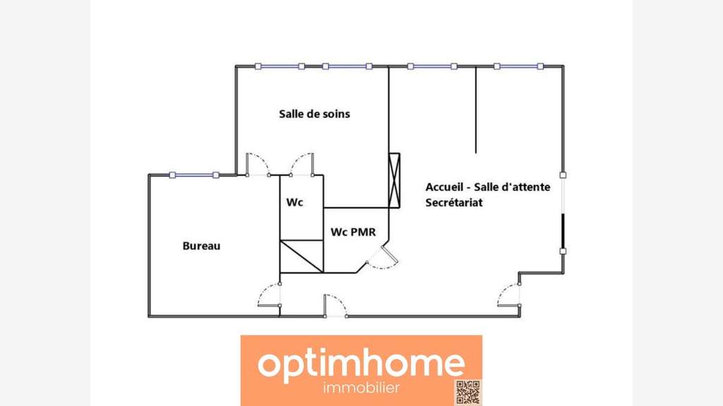 Bureau 51m² à louer à Saint-Pantaléon-de-Larche