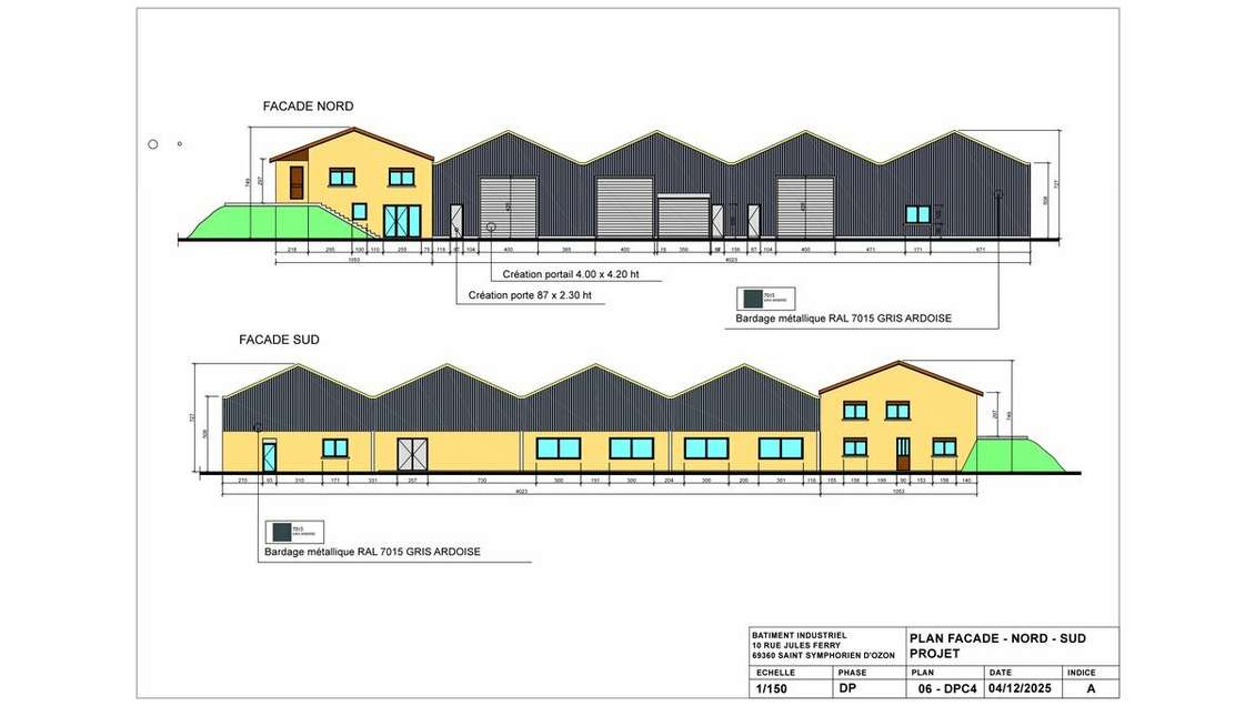 Location bureaux 198m² Pontet zone industrielle