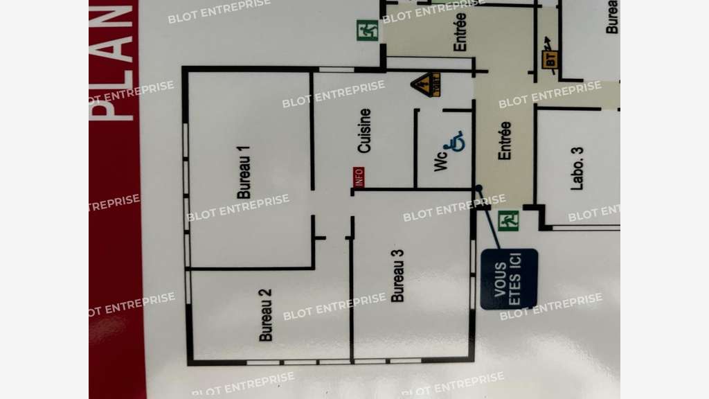 A louer bureaux 83m² à Sainte-Luce-sur-Loire