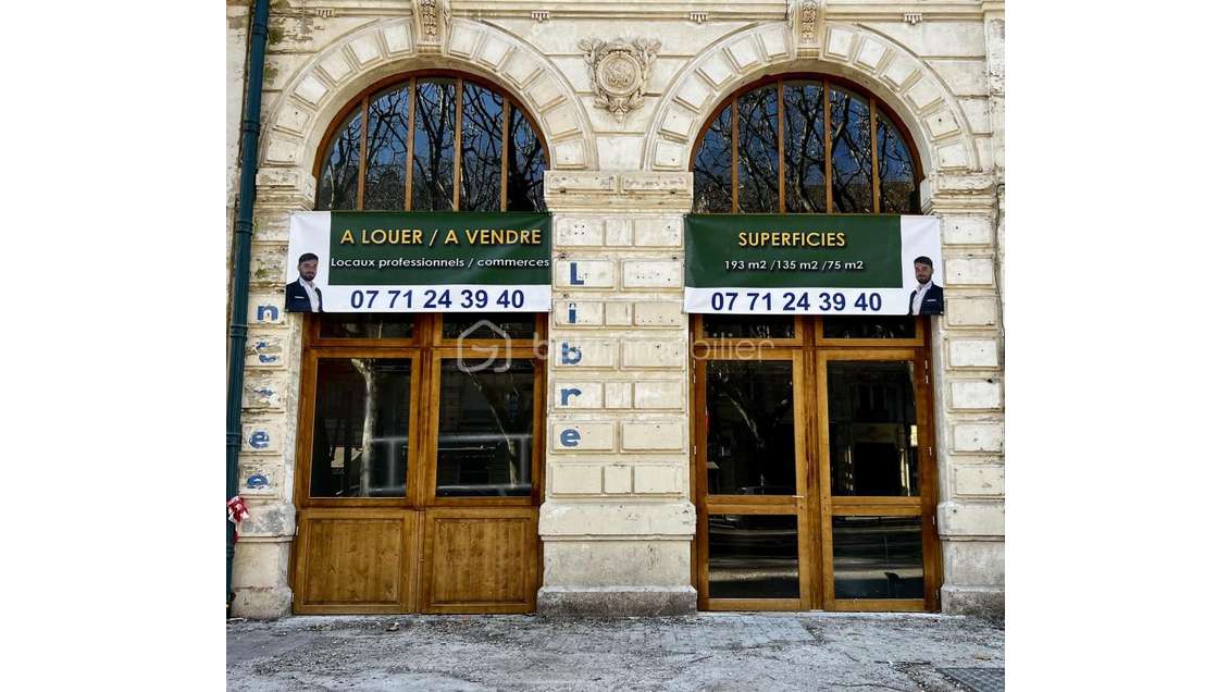 Location bureaux 135m² RDC Avenue Victor Hugo,