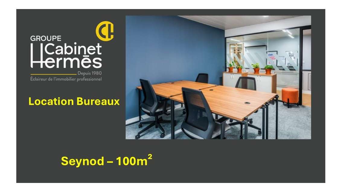 Location bureaux 100m² agglo Annecy 