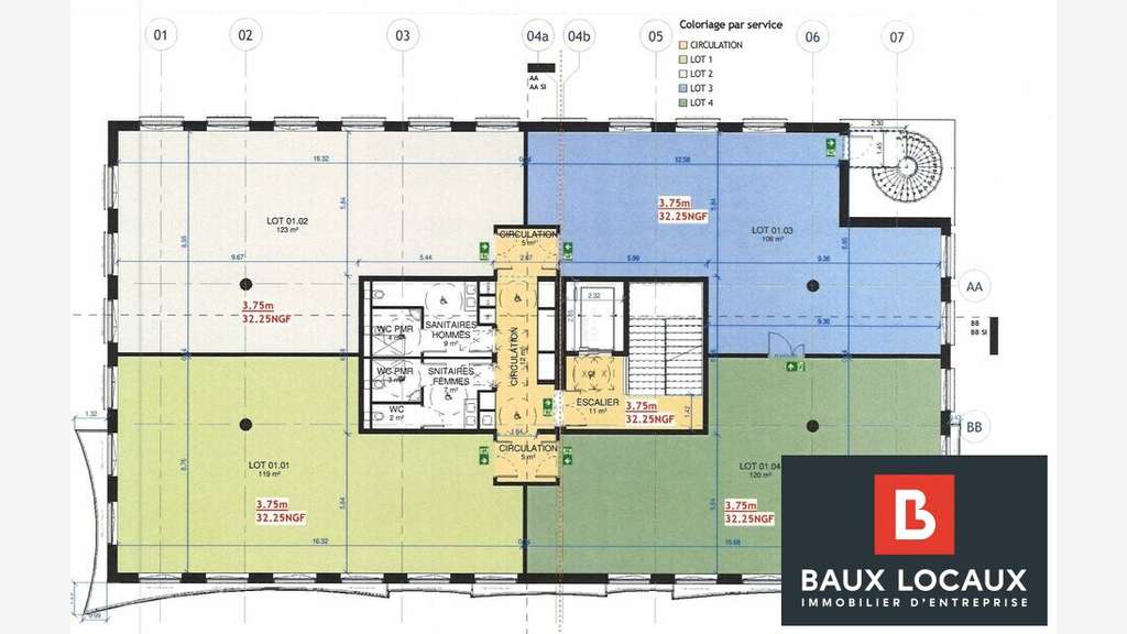 Bureaux neufs à louer zone commerciale à Sorgues