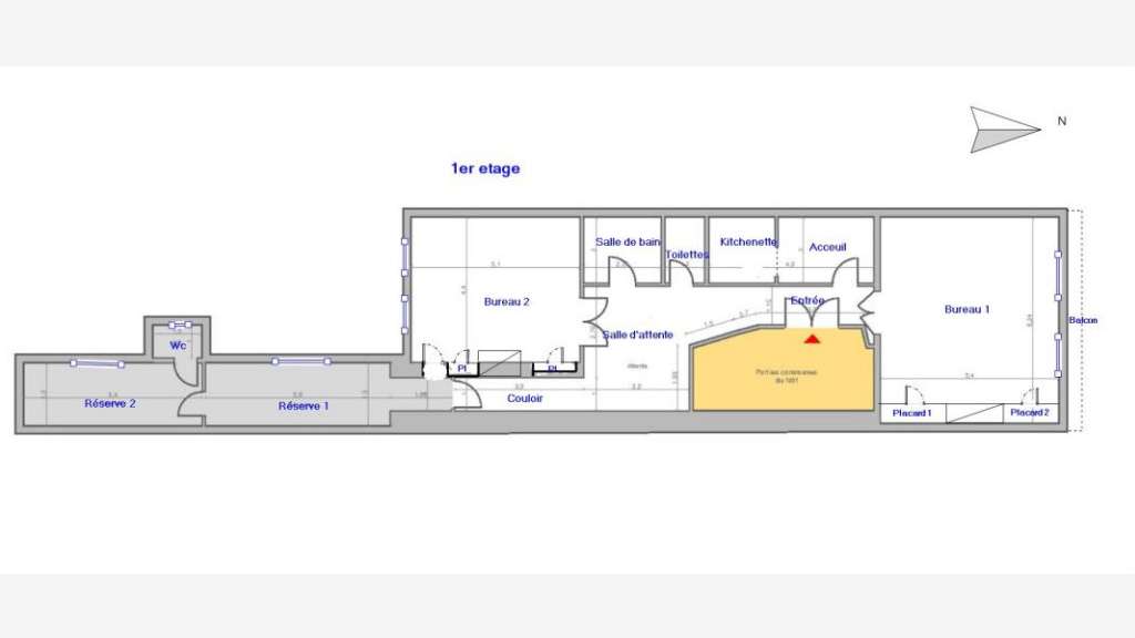 Location local pro 129m² R+1 Toulouse Languedoc
