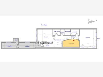 Location local pro 129m² R+1 Toulouse Languedoc