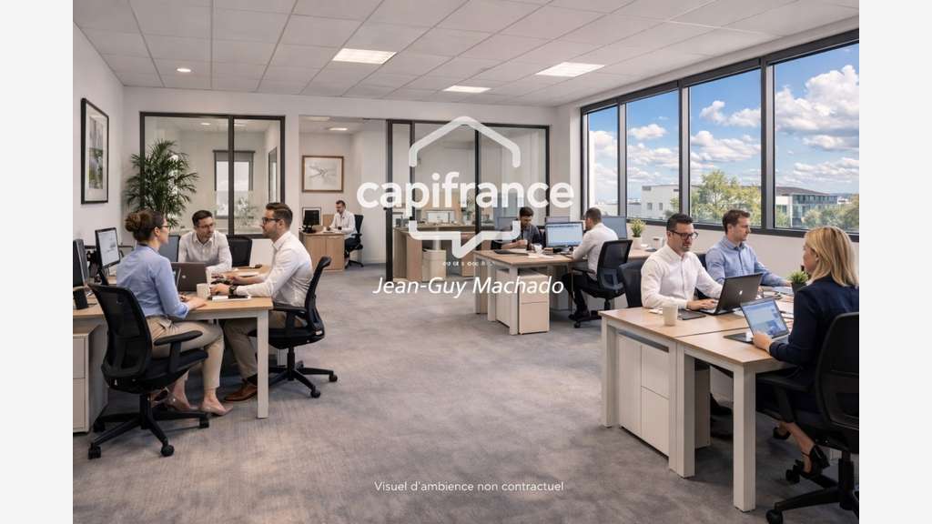 À louer bureaux 130m² 1354 € HT HC Toulouse Ouest