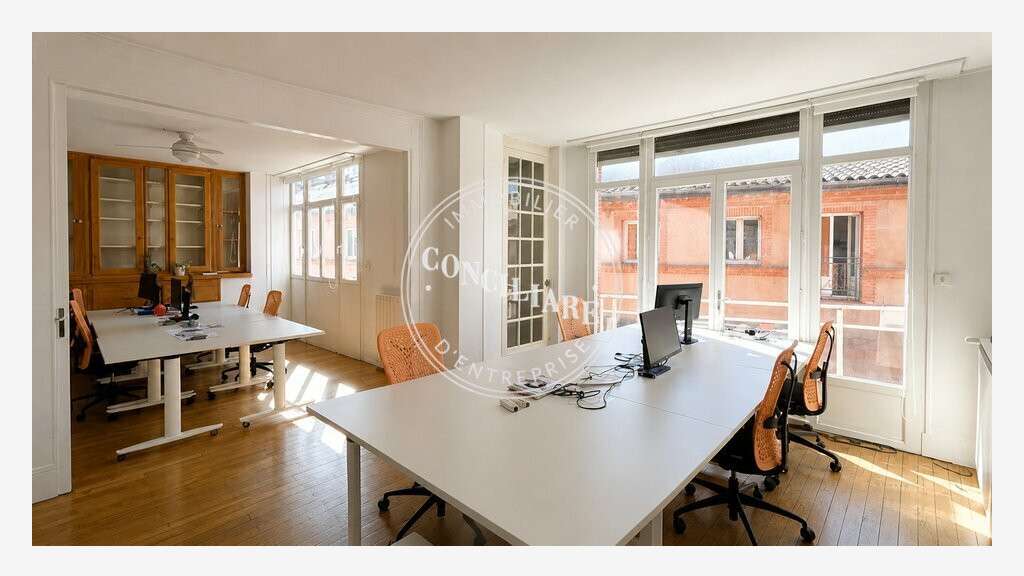 Location bureaux 130m² Toulouse secteur Grand Rond