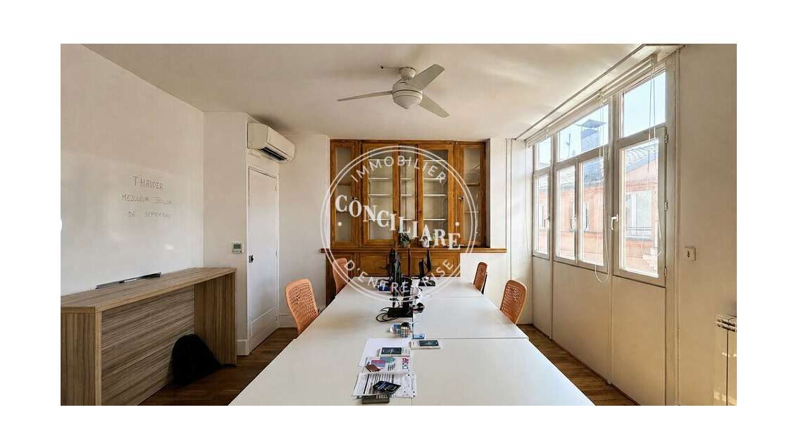 Location bureaux 130m² Toulouse secteur Grand Rond