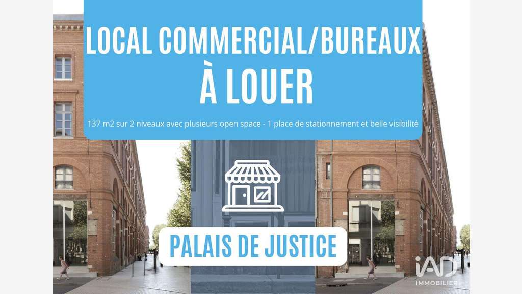 A louer beaux bureaux à Toulouse Palais de Justice