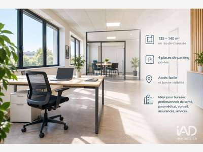 A louer bureaux 140m² RDC à Toulouse La Flambère
