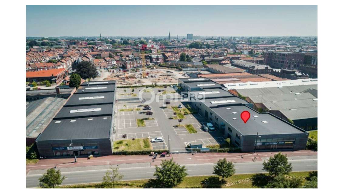 A louer bureau de 60m² en R+1 en ZA à Tourcoing